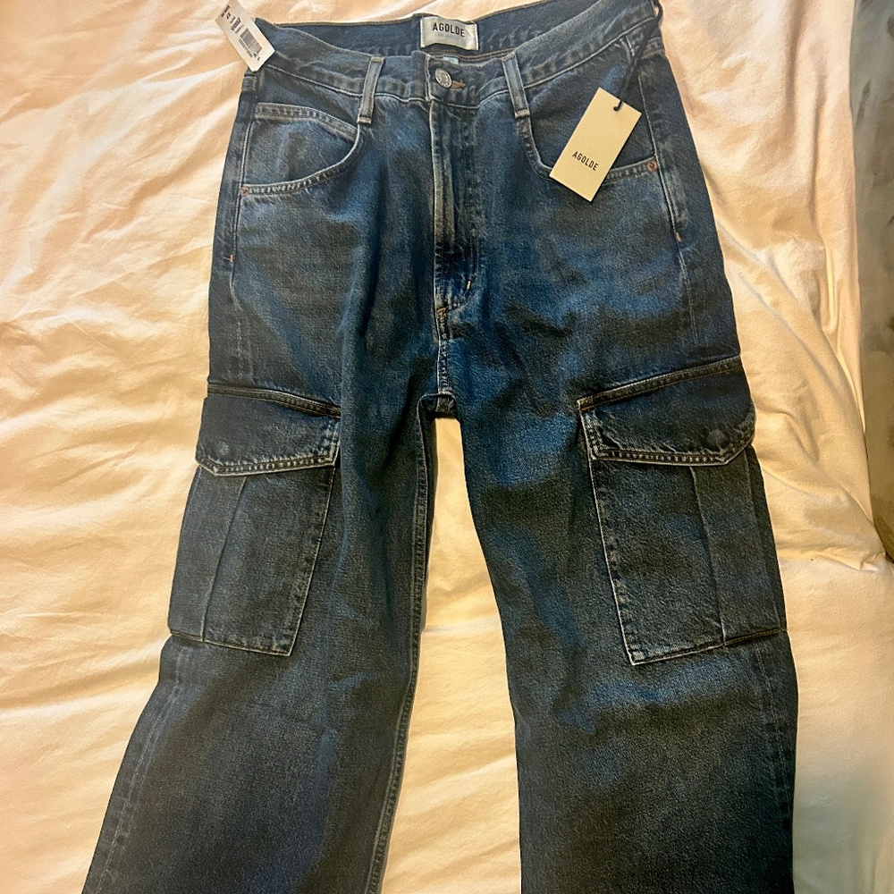 ARITZIA , SIZE 27, A GOLDI CARGO JEANS